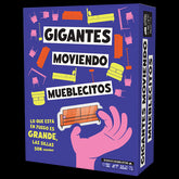 Juego de mesa gigantes moviendo mueblecitos